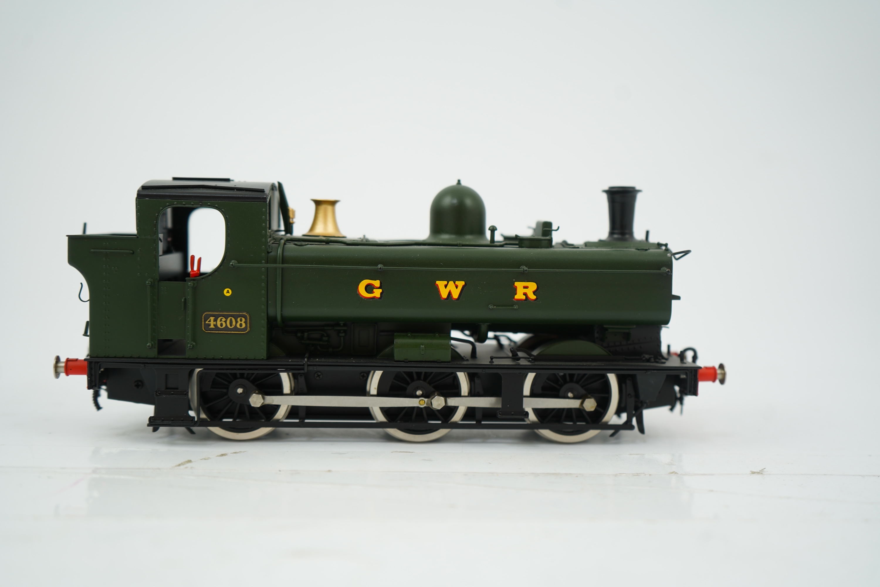 An 0 Gauge Tower Models, Blackpool, made in Sancheng China, model of GWR Class 57xx, 4608, 0-6-0T locomotive, powered for two rail operation.